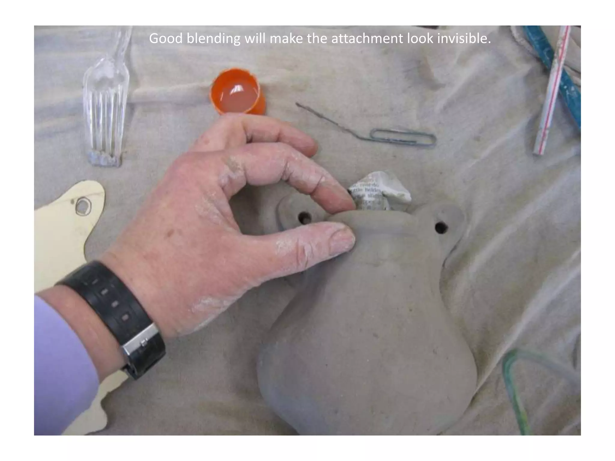 Good blending will make the attachment look invisible.