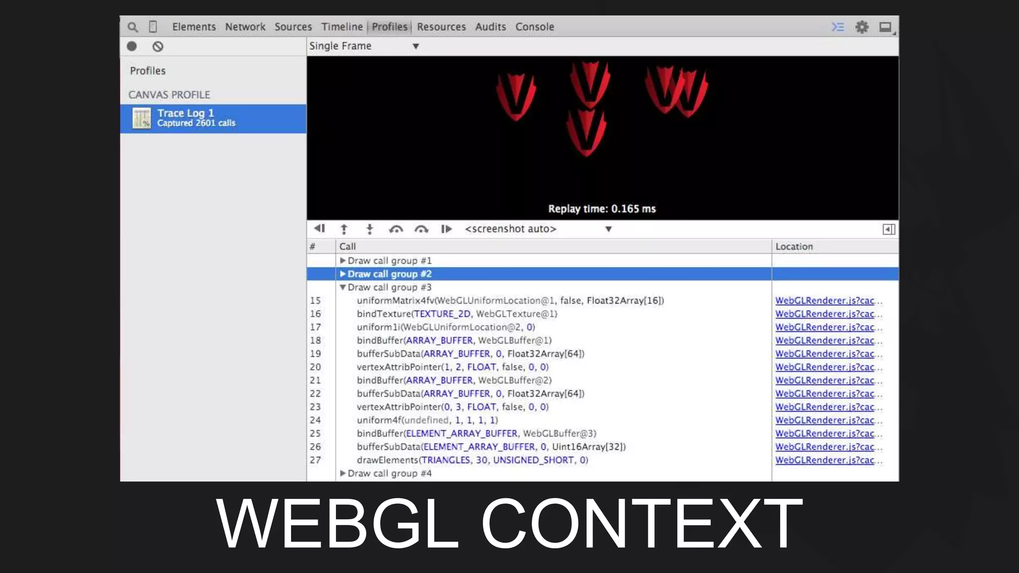 WEBGL CONTEXT 
 
