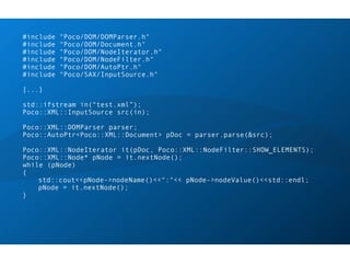 POCO C++ Libraries Intro and Overview | PPT