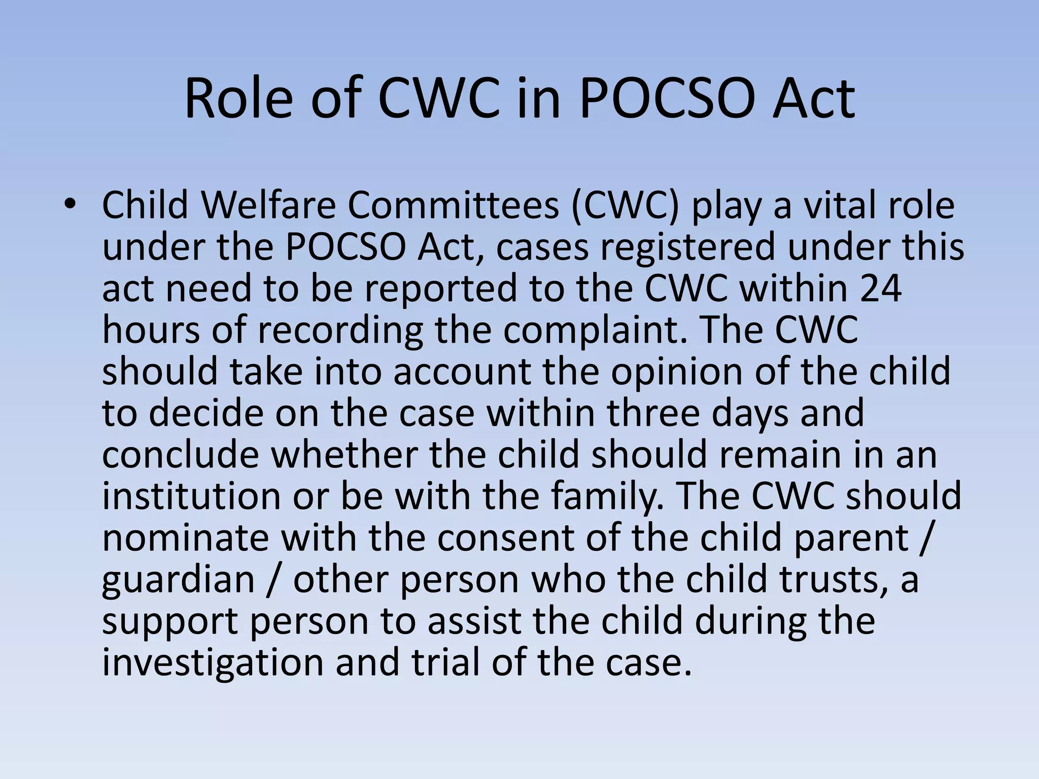 POCSO ACT 2012 PPT pocso-act-2012-ppt