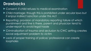 Cwc Sen Provision Comprehensive Overview of the POCSO Act: Child Sexual Offence ...