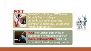 Poct Test Sign Comprehensive Guide to Point of Care Testing (POCT) and Hb Meter Usage ...