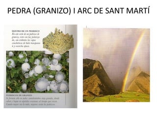 PEDRA (GRANIZO) I ARC DE SANT MARTÍ
 