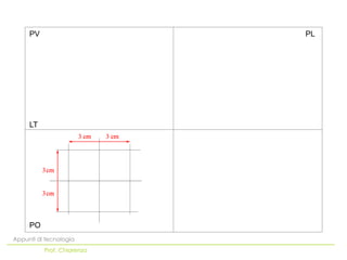 PV                     PL




     LT




     PO
Appunti di tecnologia
          Prof. Chiarenza
 