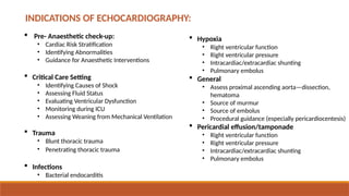 Point of care ultrasound and 2D echocardiography | PPTX