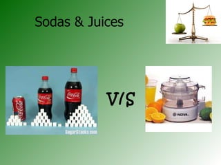 Sodas & Juices V/S 