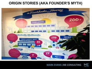 ORIGIN STORIES (AKA FOUNDER’S MYTH)
 