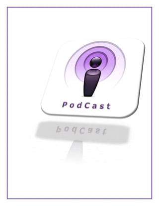 Origen de podcast El término podcast surge como el portmanteau de las palabras iPod y broadcast.[] El origen del podcasting se sitúa alrededor del 13 de agosto de 2004, cuando Adam Curry usó una especificación del formato RSS, de Dave Winer, para incluir archivos adjuntos. A través de la etiqueta ,[object Object]