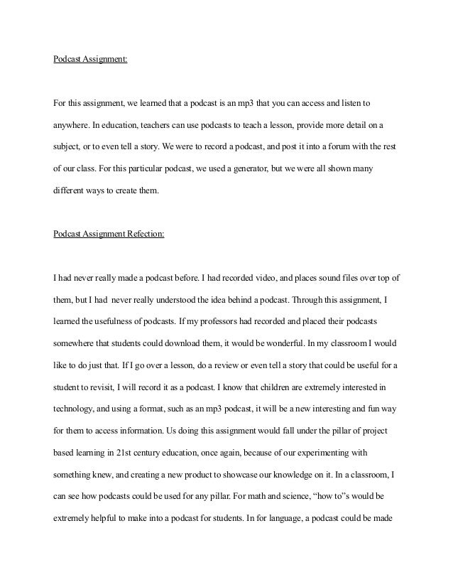 Audio essays picture