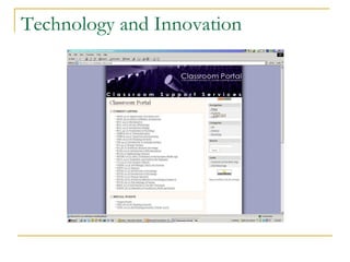 Technology and Innovation 