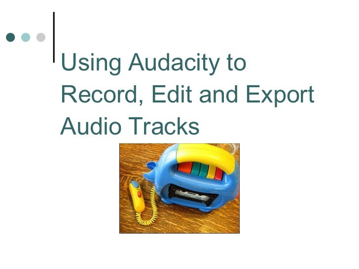 audacity record podcast