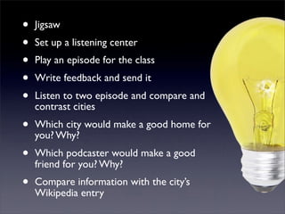 Tony Vincent - Podcasting for Learners