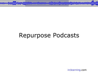 Repurpose Podcasts 