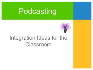 Podcasting Integration Ideas for the Classroom 