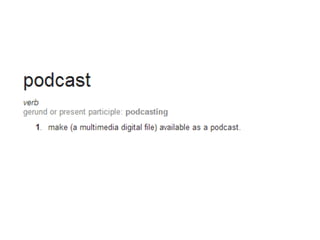 Podcasting interview Slide 2