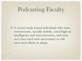 Podcasting Theory & Practice