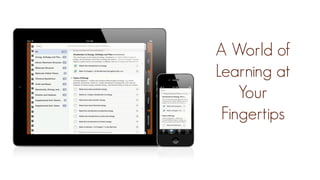 A World of
Learning at
Your
Fingertips
 