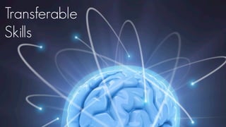 You need to be multi skilled
Transferable
Skills
 