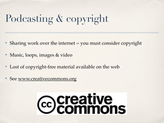 Image courtesy of Woodley Wonder Works (Flickr)




Ideas for podcasting in education
 