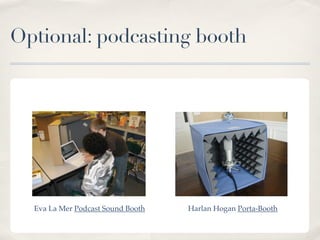 Software

✤   Any program that records & edits audio
 