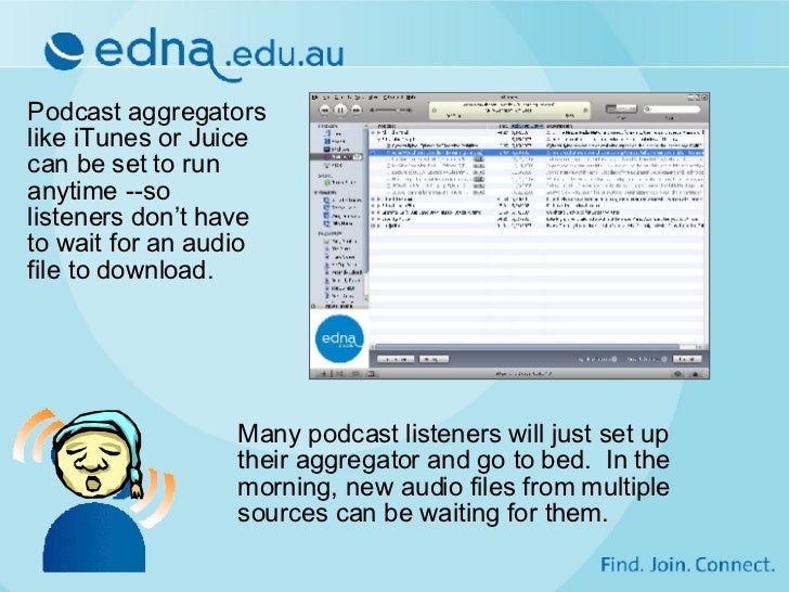 Difference between podcasts and audio files Slide 10