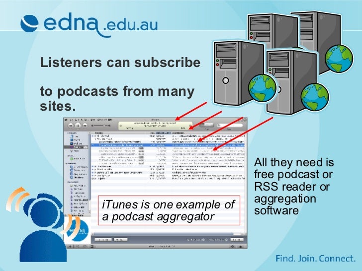 Difference between podcasts and audio files Slide 7