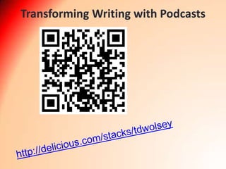 Transforming Writing with Podcasts
 