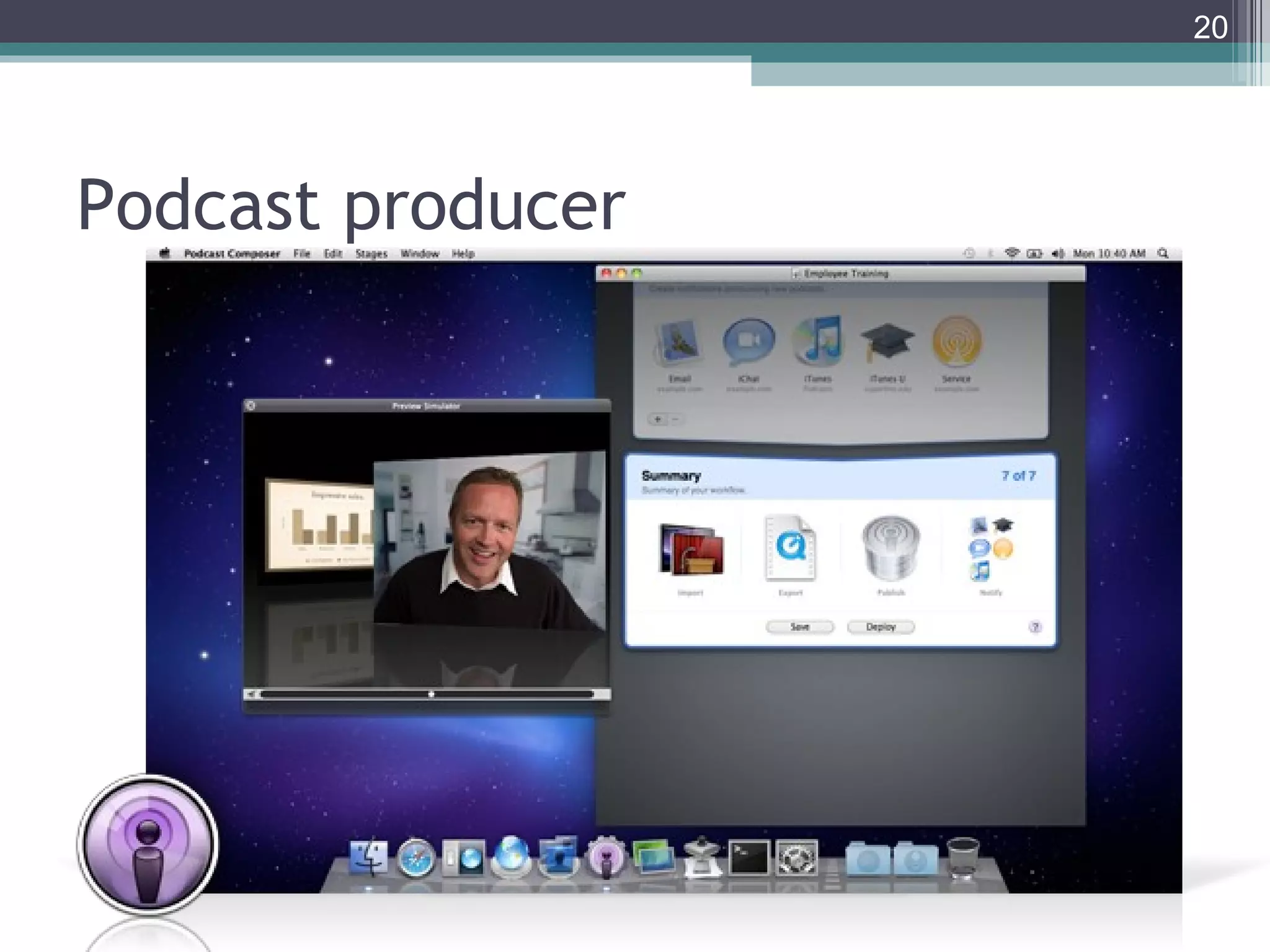 20




Podcast producer
 