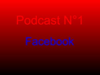 Podcast N°1
Facebook

 