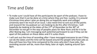 Podcast participants.