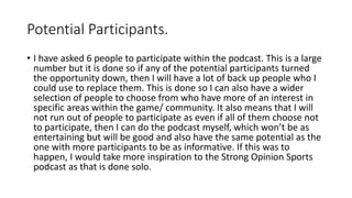 Podcast participants.