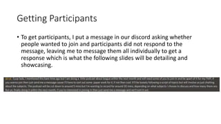 Podcast participants.