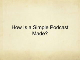 What Has Worked Well? (con’t) Speak slowly, clearly, and precisely.  Demonstrate this for my students.  Give examples and non-examples.Check to ensure all technology is in working order prior to starting the project.  Allow for extra time.  iMovie auto saves the projects so students will need to have access to the same computer for the duration of the project.When recording voiceovers, be sure there is absolutely NO background noise (even the slightest bit may be heard). 