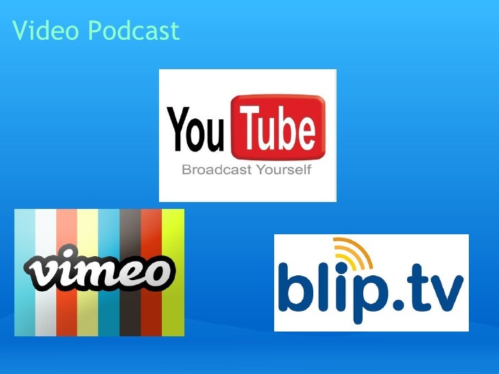 Podcast video podcast_streaming