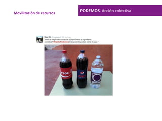 PODEMOS. Acción colectivaMovilización de recursos
 