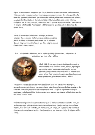 Podem os vivos  comunicar com os Mortos