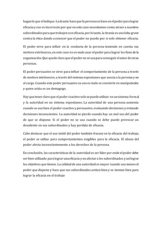 Poder y Autoridad | PDF