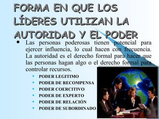 Poder del liderazgo | PPT