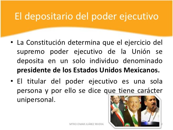 Poder ejecutivo Poder ejecutivo