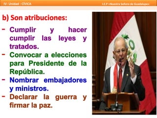 IV- Unidad : CÍVICA I.E.P «Nuestra Señora de Guadalupe»