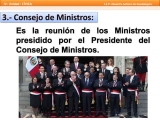 IV- Unidad : CÍVICA I.E.P «Nuestra Señora de Guadalupe»