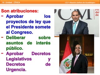 IV- Unidad : CÍVICA I.E.P «Nuestra Señora de Guadalupe»