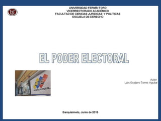 Poder electoral luis