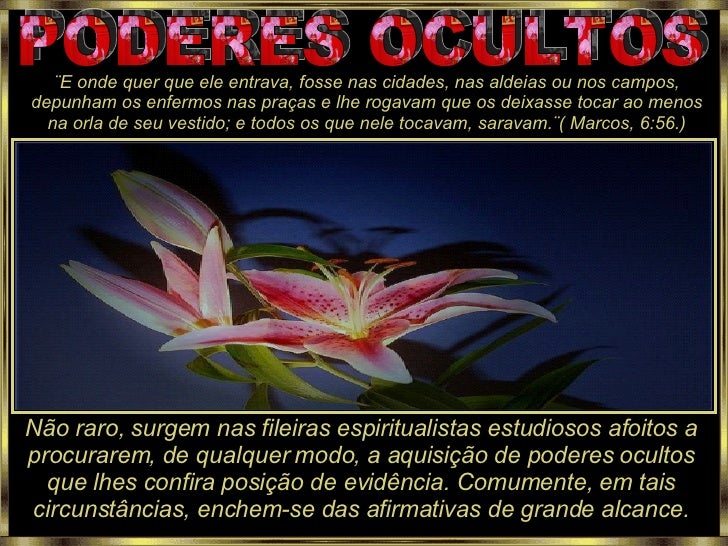 Poderes Ocultos. Jr Cordeiro.