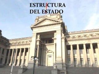 PODER JUDICIAL
ESTRUCTURA
DEL ESTADO
 