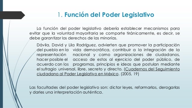Poder legislativo
