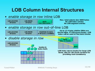 Oracle LOB Internals and Performance Tuning | PDF