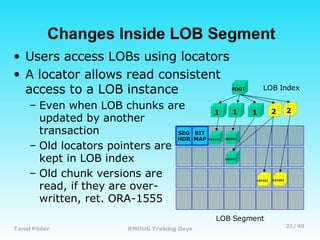 Oracle LOB Internals and Performance Tuning