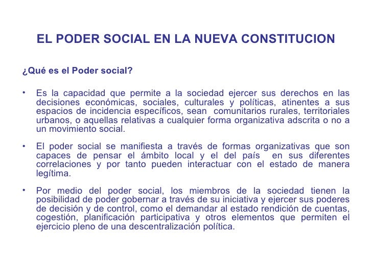 Poder social Poder social