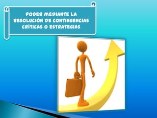 Poder mediante la resolución de contingencias críticas o estrategias